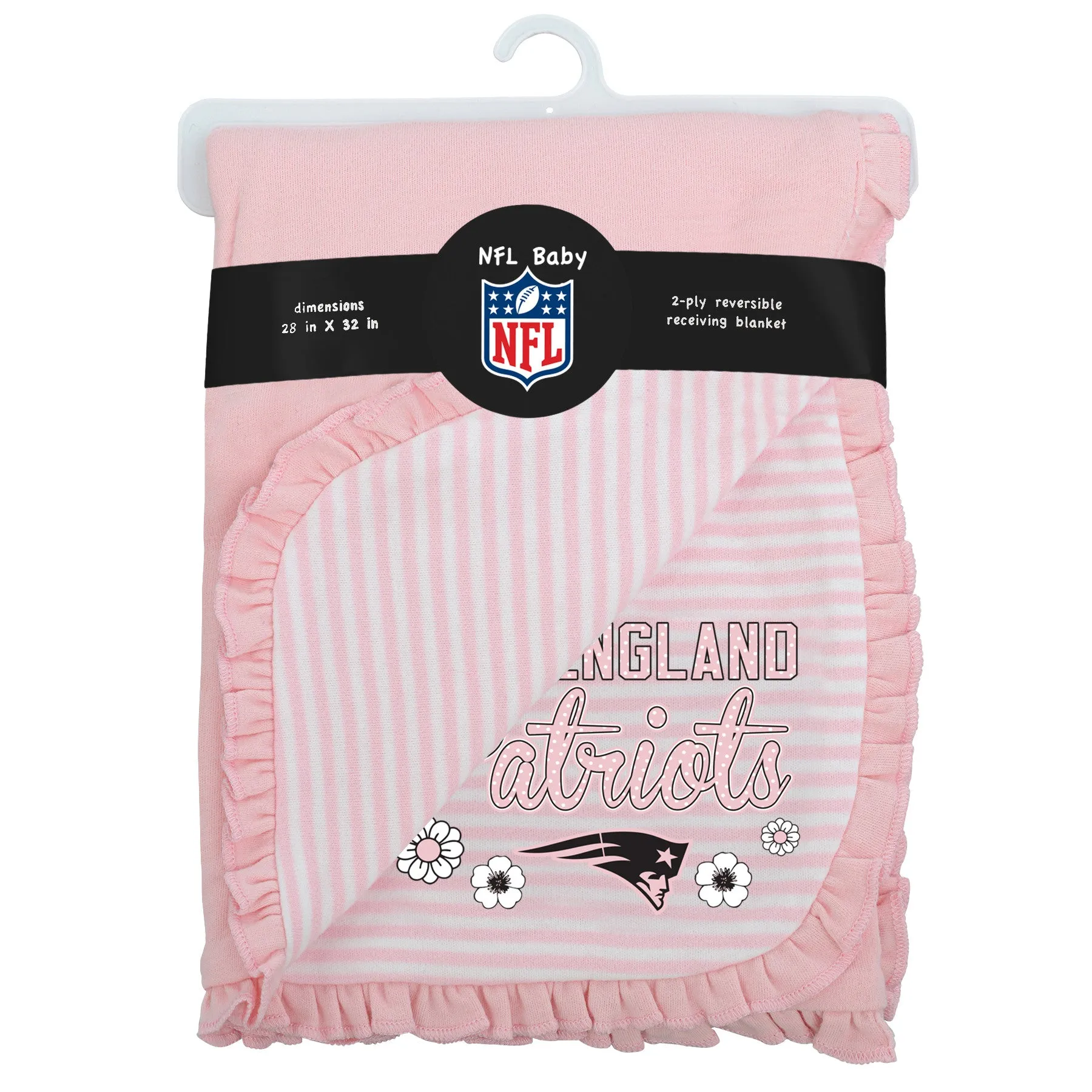 Patriots Girl Newborn Baby Blanket