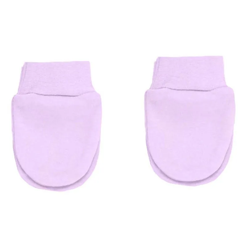 Pink Anti Scratch Baby Mittens - 0-6 months