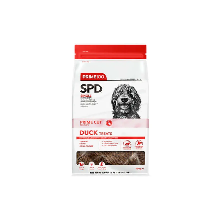 Prime100 SPD Prime Cut Duck Treats - 100g