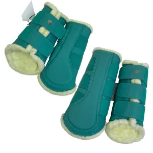 PS of Sweden Brushing Boots Set in Turquoise - Full