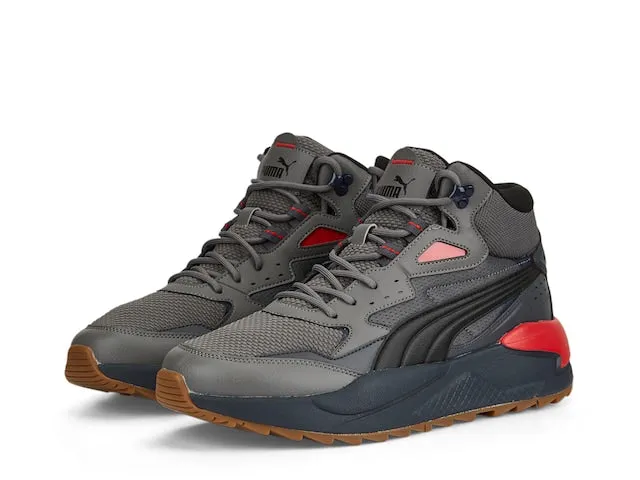 PUMA X-RAY SPEED MID WTR   MEN - CASTLEROCK-BLACK -EBONY-RED