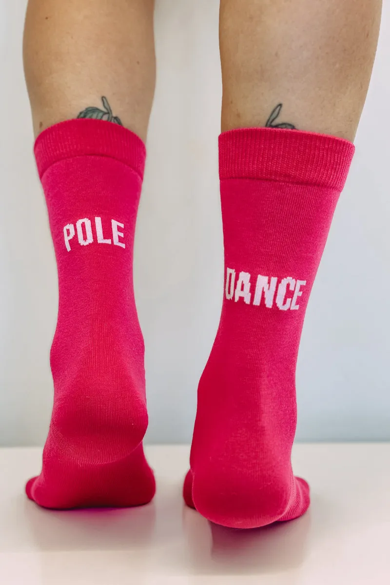 RAD Pole Dance Socks - Fuchsia