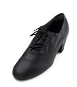 Raymond -- Men's 1.5" Latin Ballroom Oxford -- Black