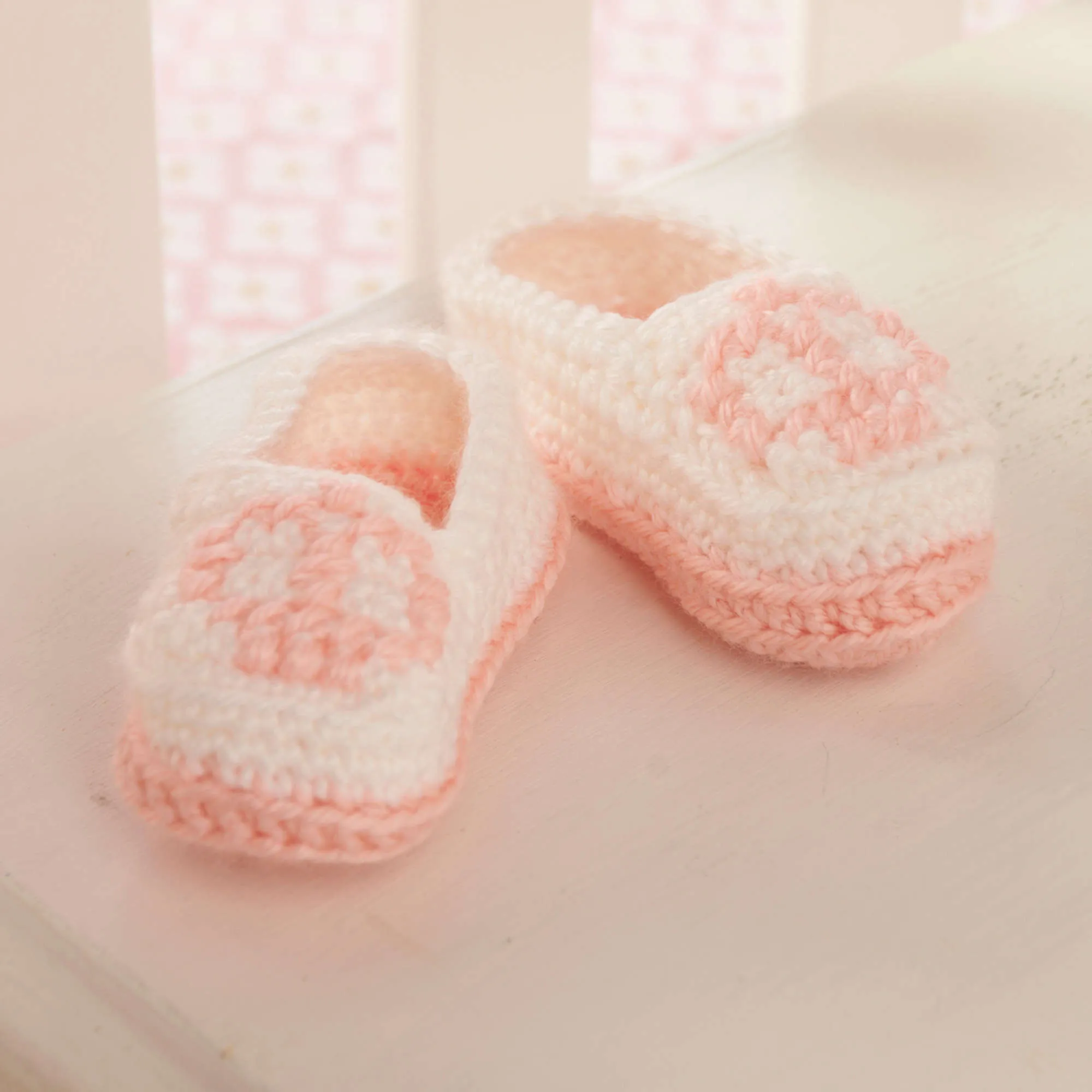 Red Heart Crochet Crown Booties