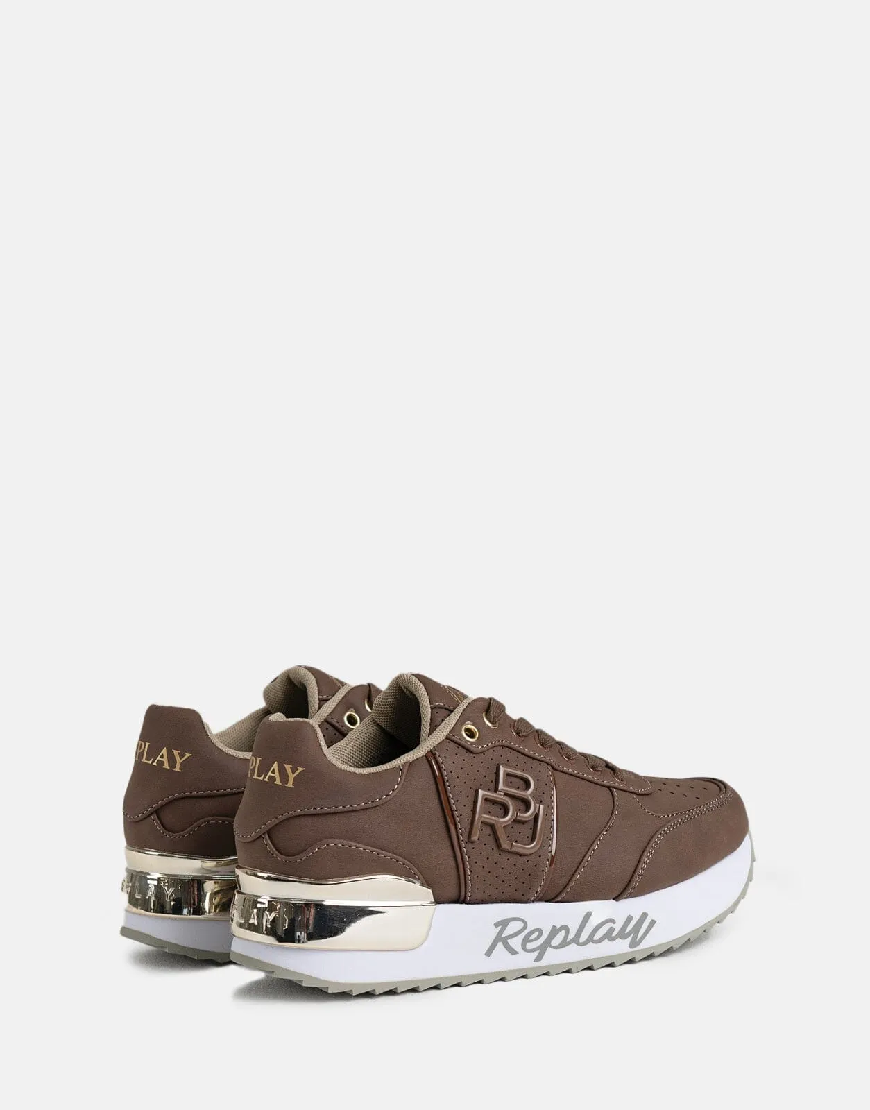 Replay Penny Bloc Brown Sneakers