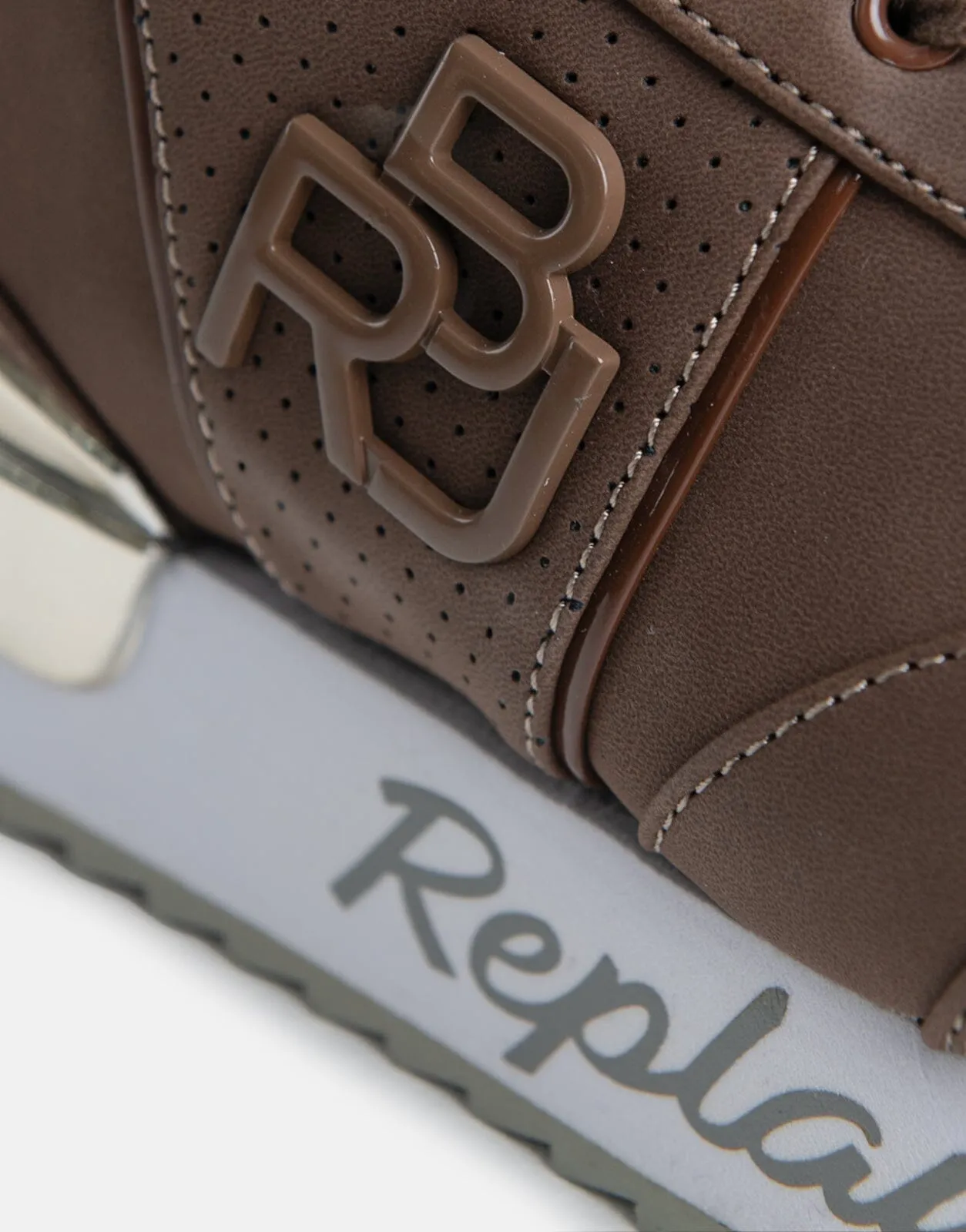 Replay Penny Bloc Brown Sneakers