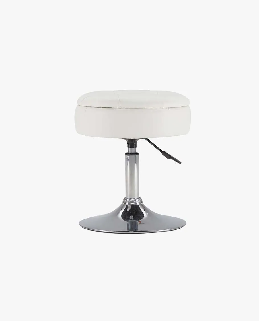 Rota Swivel Storage Vanity Stool