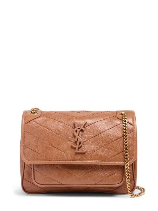 Saint Laurent   Baby Niki vintage leather shoulder bag 