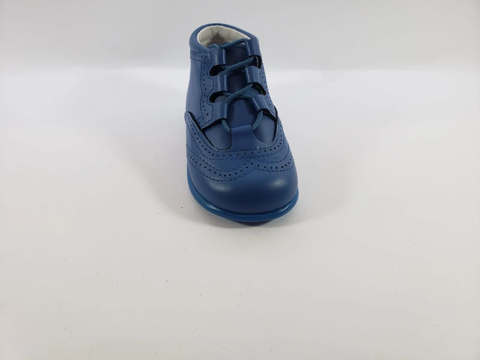 Shawn & Jeffery Baby Soft Leather Indigo Booties