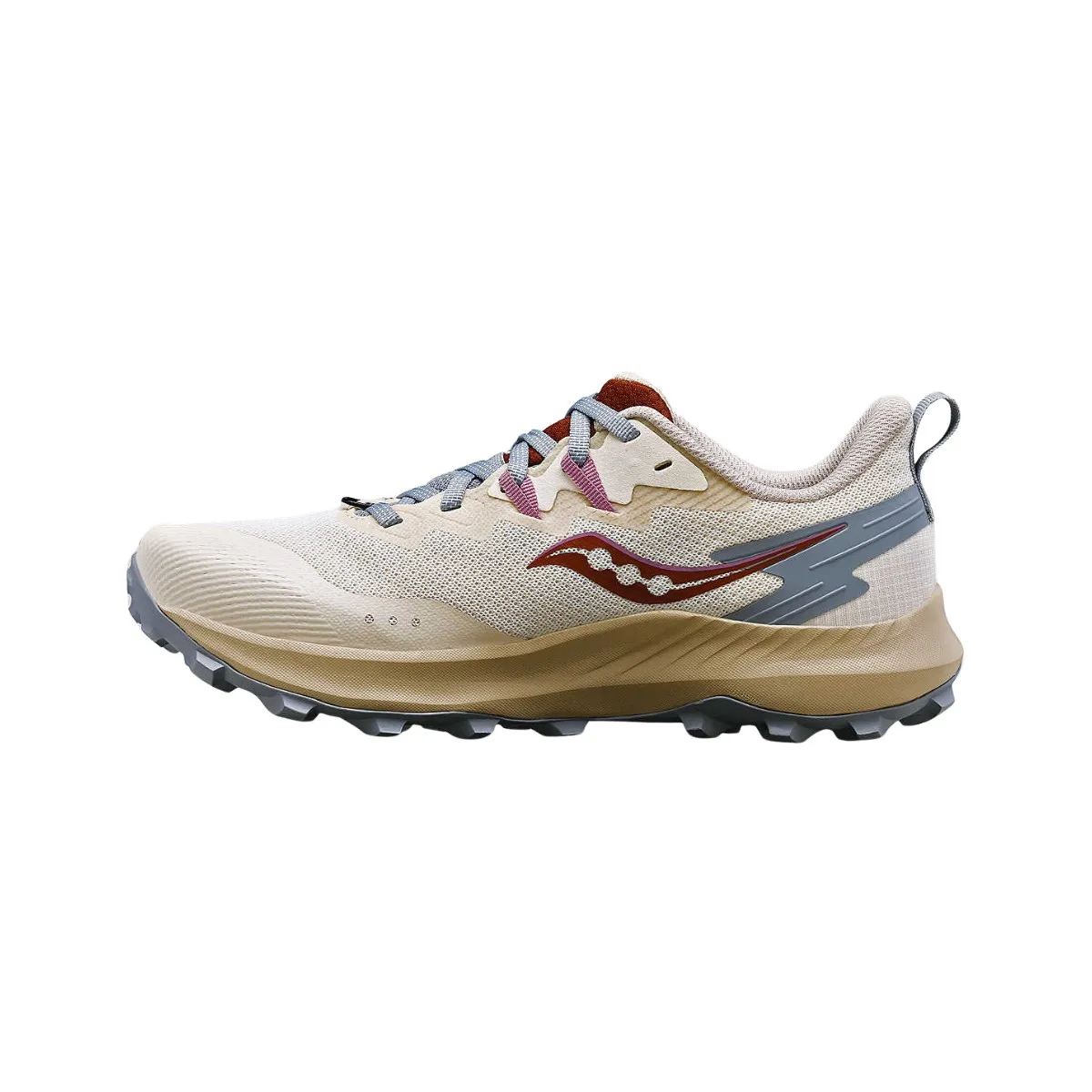 Shoes Saucony Peregrine 14 White Blue SS24 Women