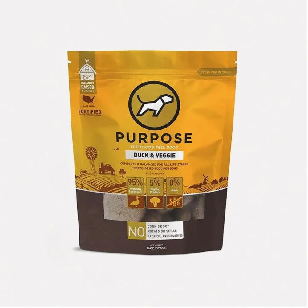 Single Protein Duck & Veggie Freeze Dried Dog Food