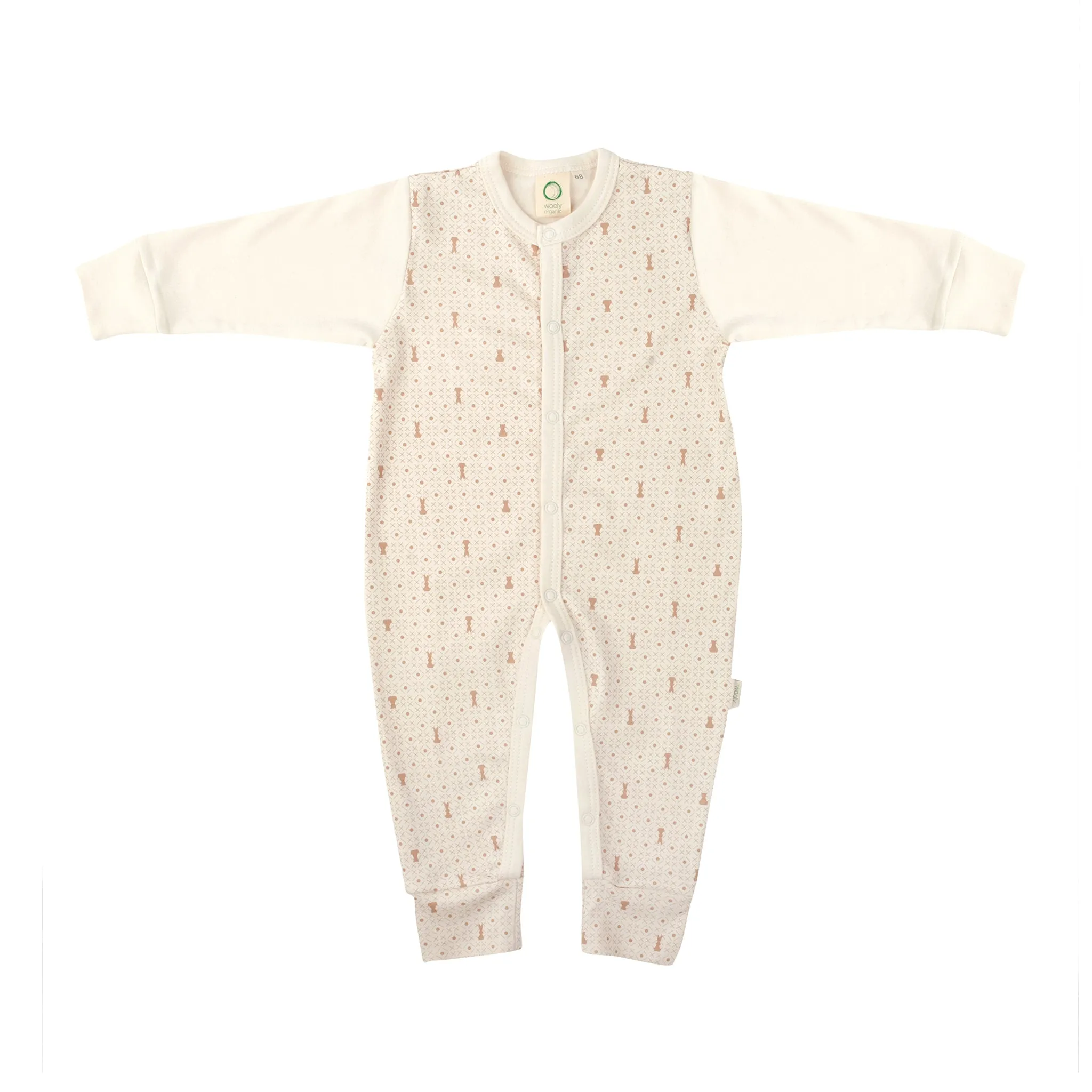 Sleepsuit with print BROWN