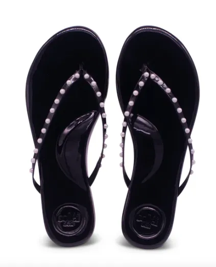 Solei Sea Black Patent Pearl