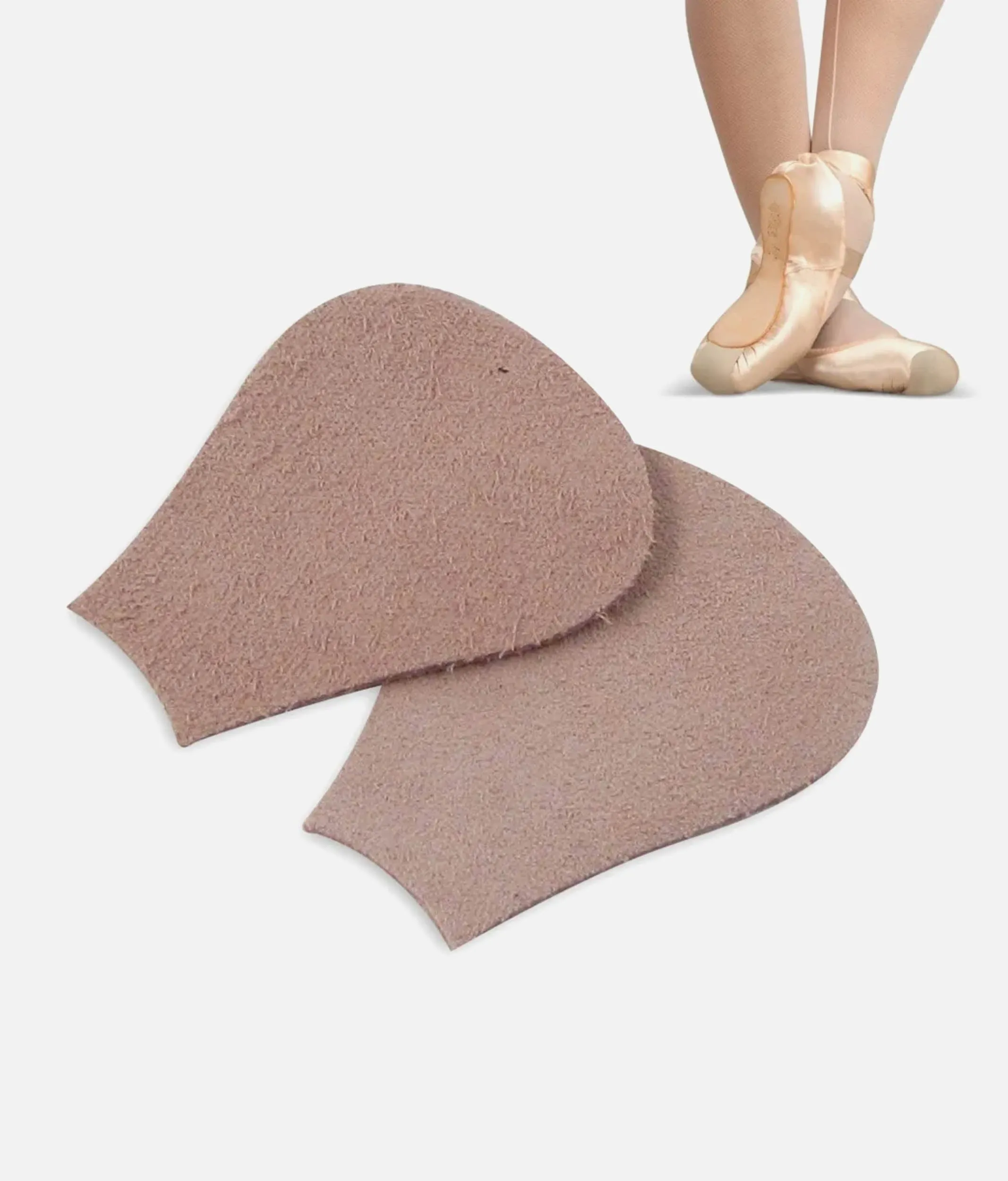 Suede Pointe Shoe Toe Patches - TH027