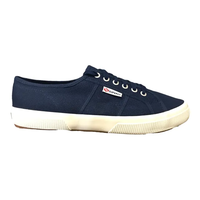 Superga 2750-nakedcotu scarpa sneeakers in tela S0000010 X1Y blue mid