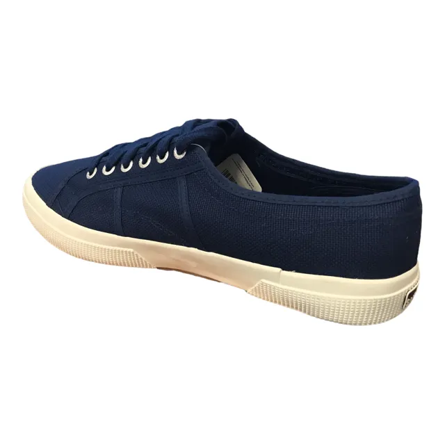 Superga 2750-nakedcotu scarpa sneeakers in tela S0000010 X1Y blue mid