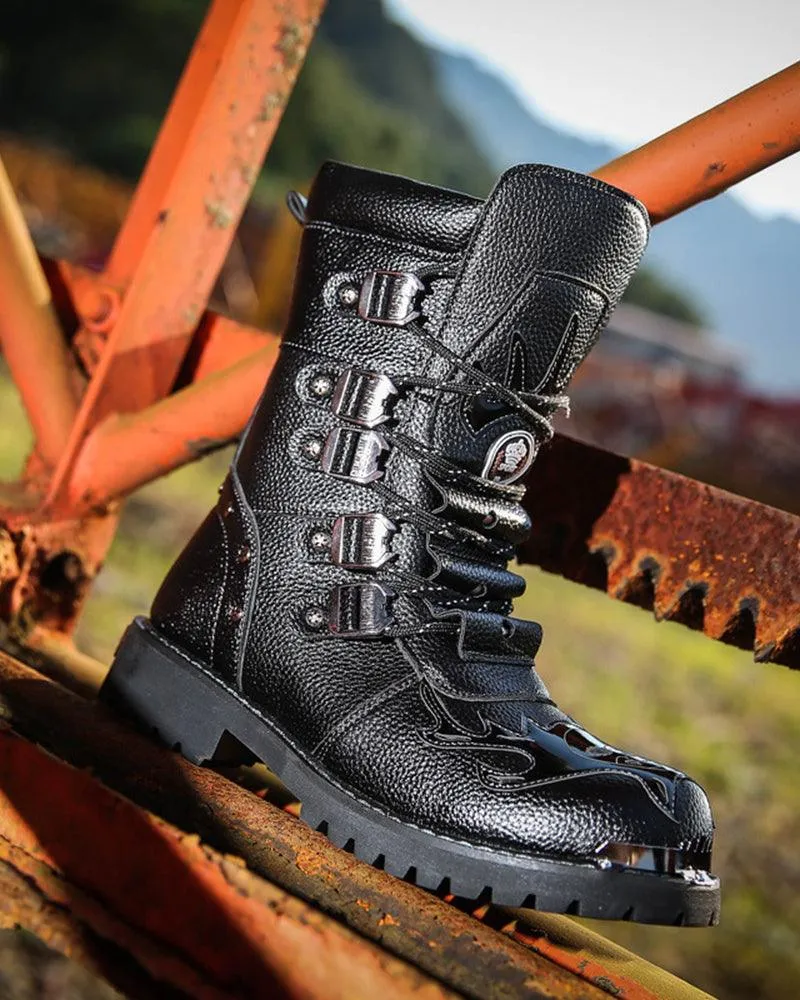 Techwear Motorcycle Riding Boots