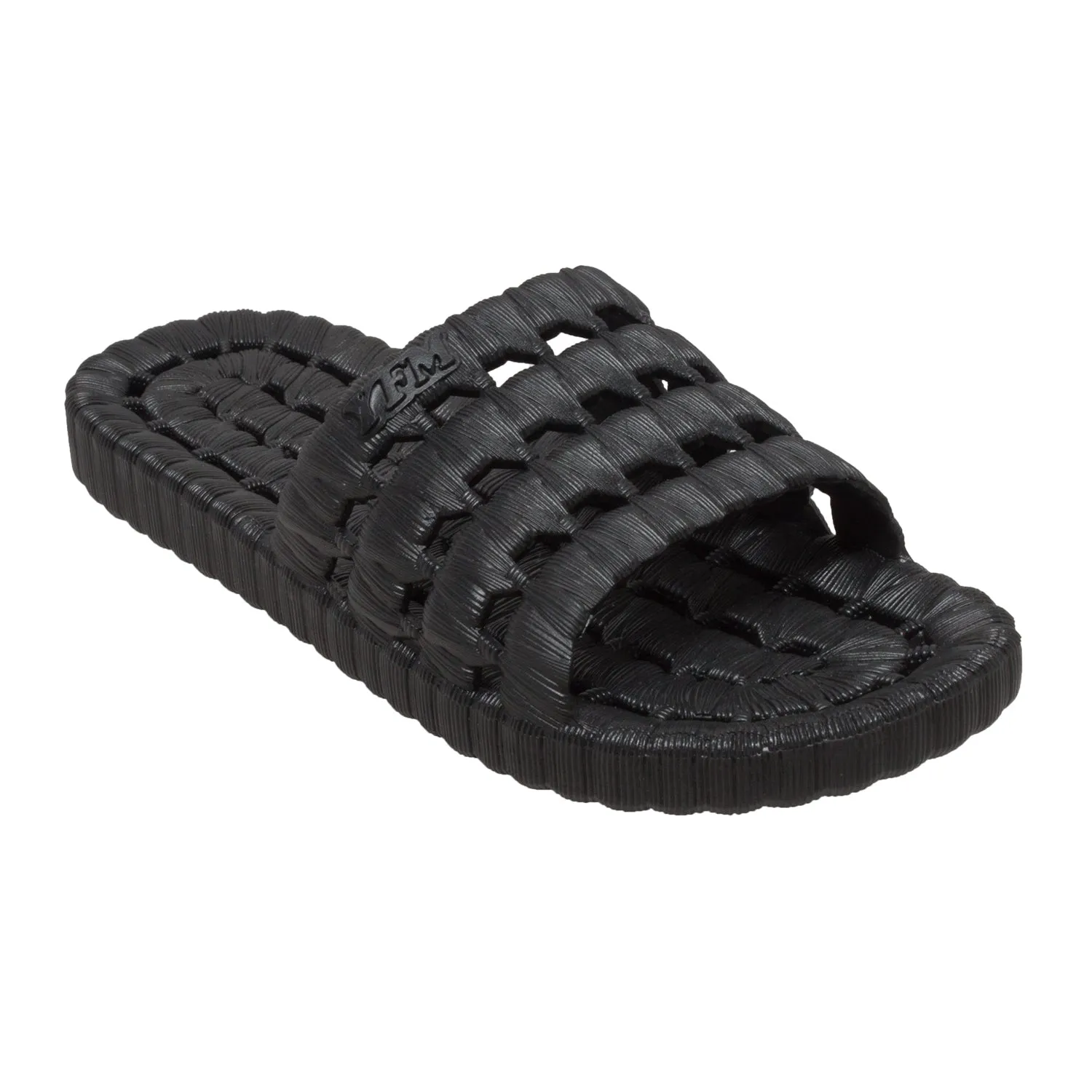 Tecs Mens Relax Black Sandals Shoes