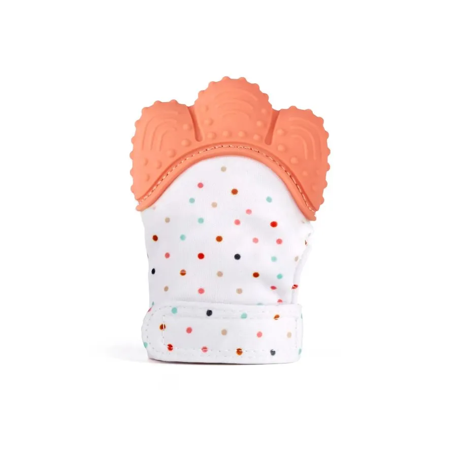 Teething Mitten Glove Orange