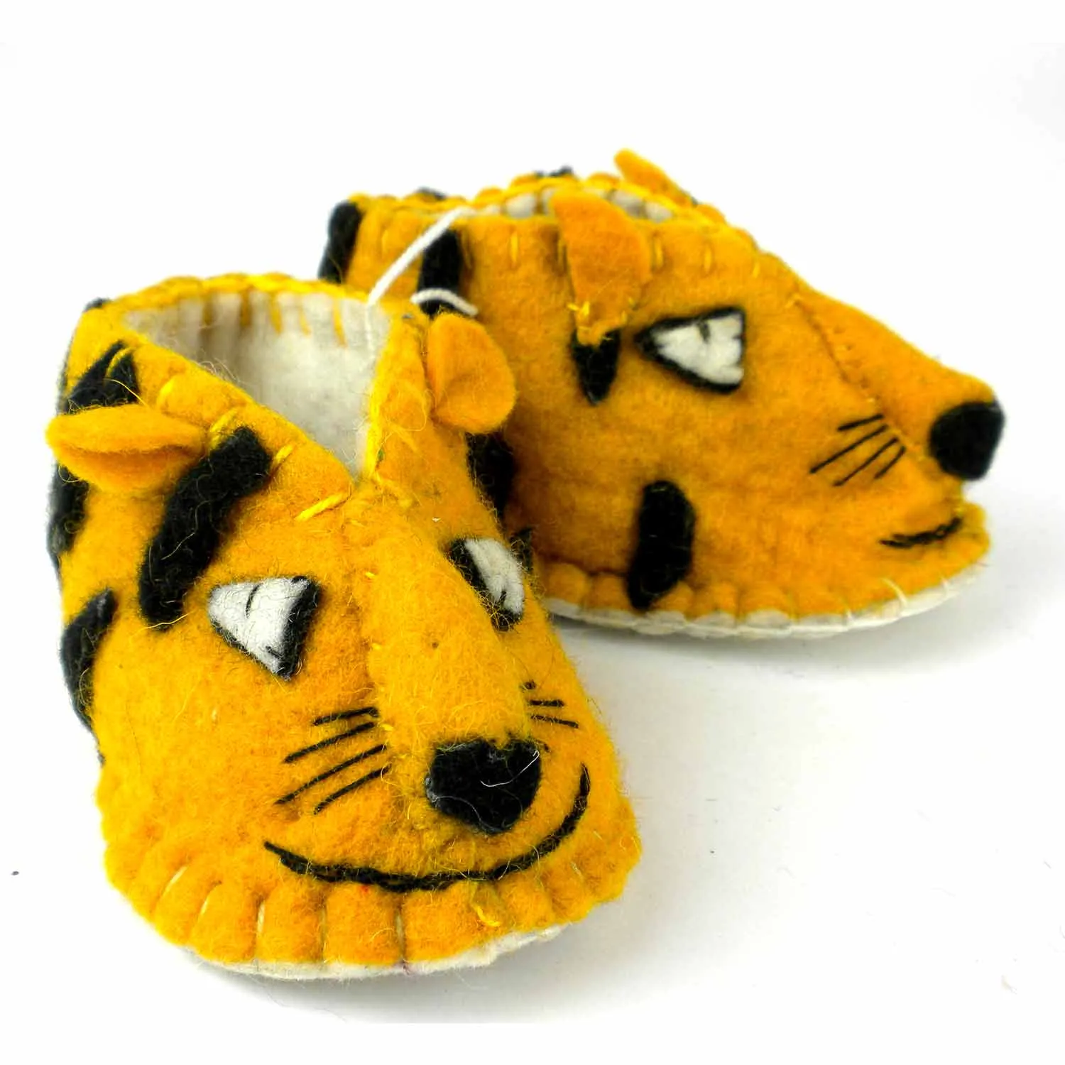 Tiger Zooties Baby Booties Silk Road Bazaar