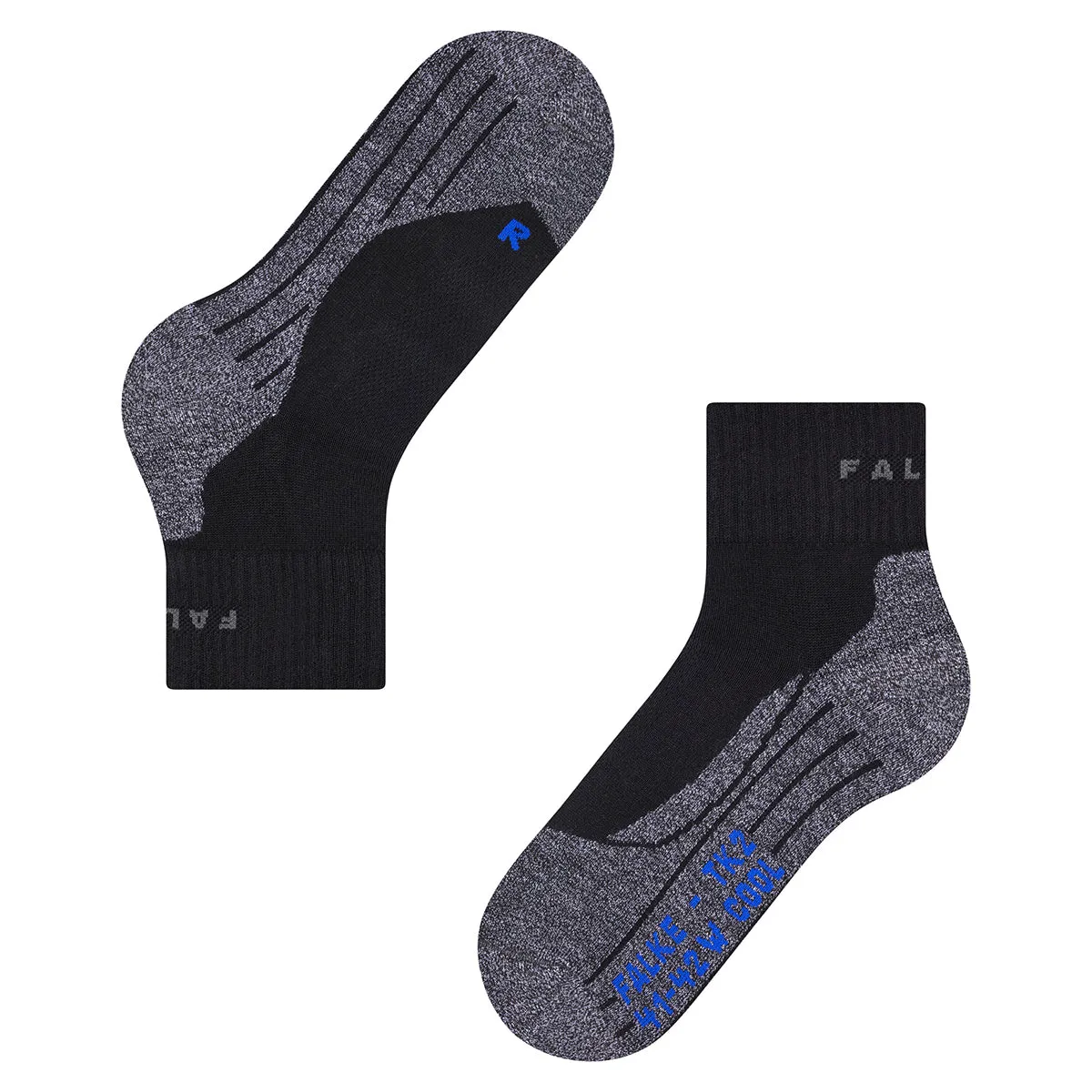 TK2 Explore Cool Short Trekking Socks - Black Mix