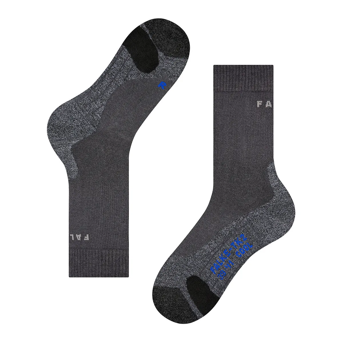 TK2 Explore Cool Trekking Socks - Asphalt