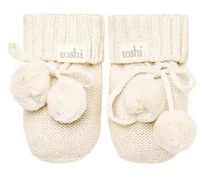 Toshi Organic Booties Marley Cream