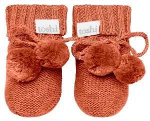 Toshi Organic Booties Marley Saffron