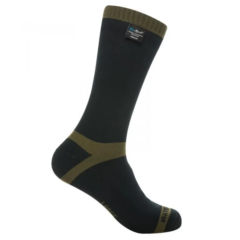 Waterproof Merino Trekking Socks - Olive Green