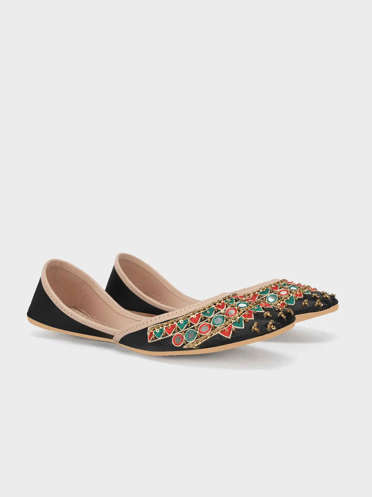 Women "LAKEISHA" Embellished Khussa Shoes