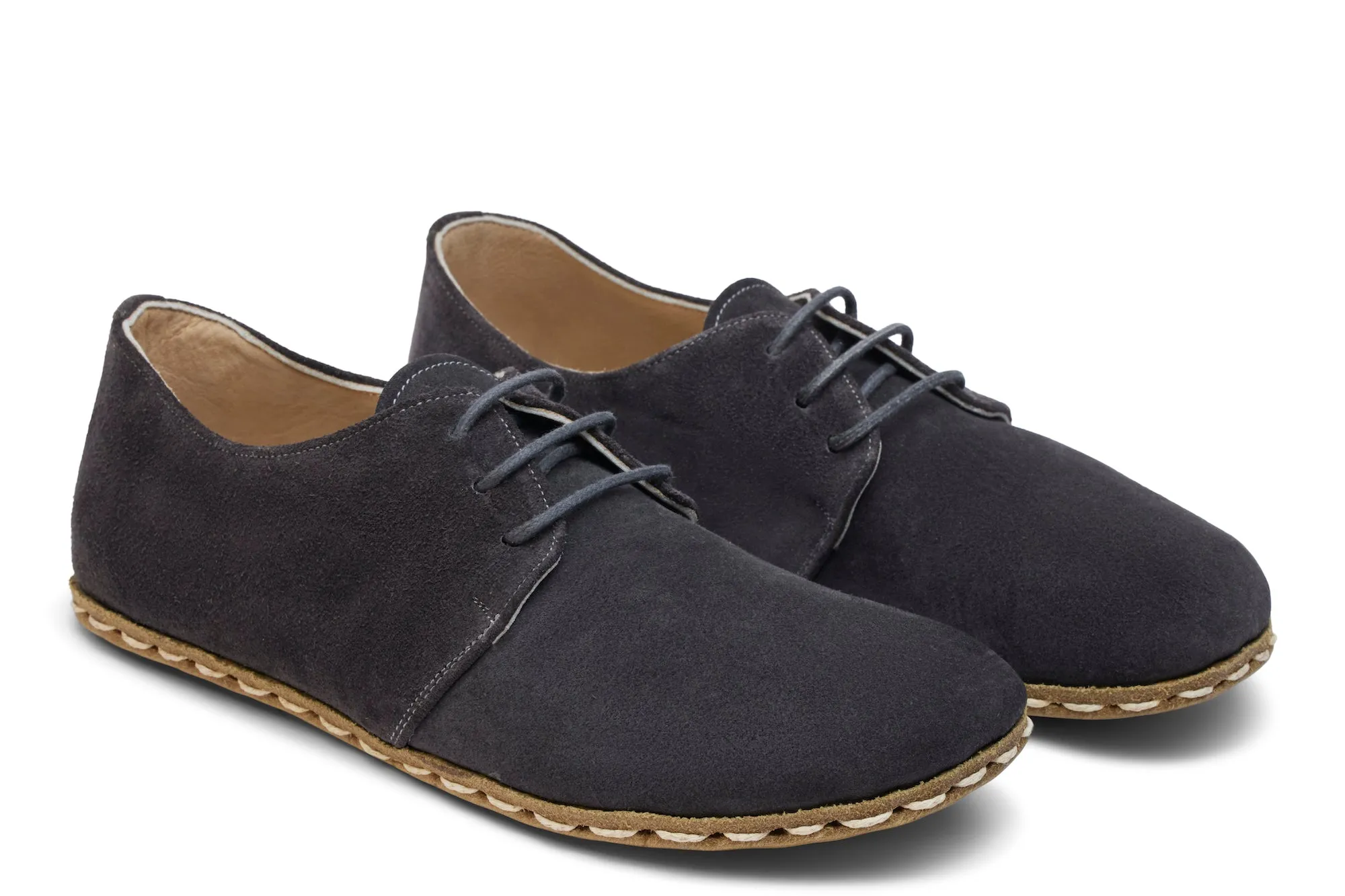 Women's Barefoot Grounding Lace-up Shoe / Slate by Raum