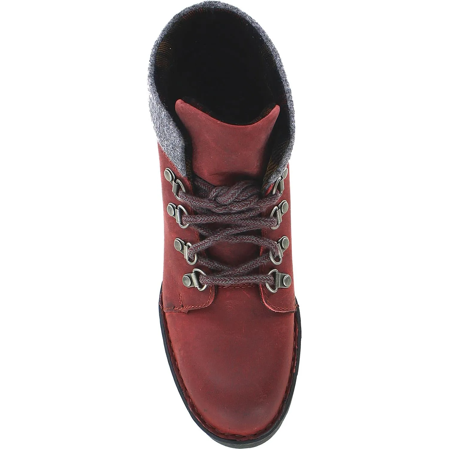 Women's Born Sopris Red/Grey Leather/Wool