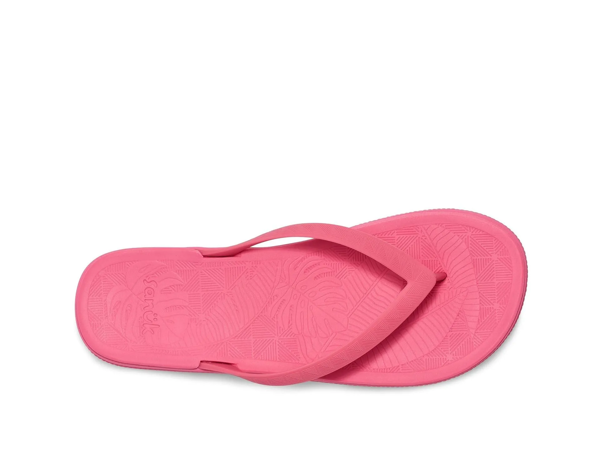 Women's Shoes Sanuk FUNSHINE Water Friendly Flip Flop Sandals 1152760 HOT PINK