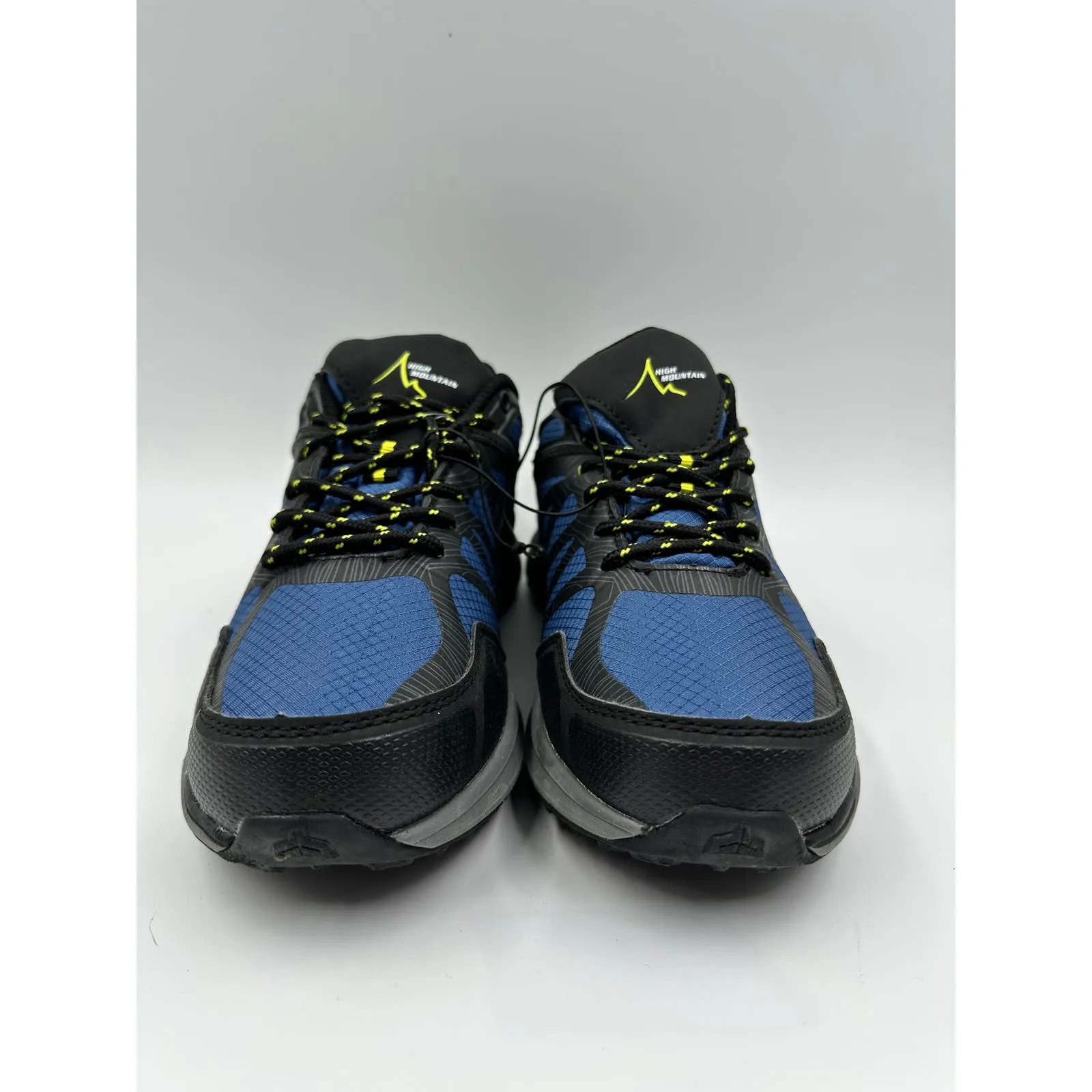 Women's size 7.5, Blue Sneaker Hikers w/ Black Accents and Yellow in the Laces