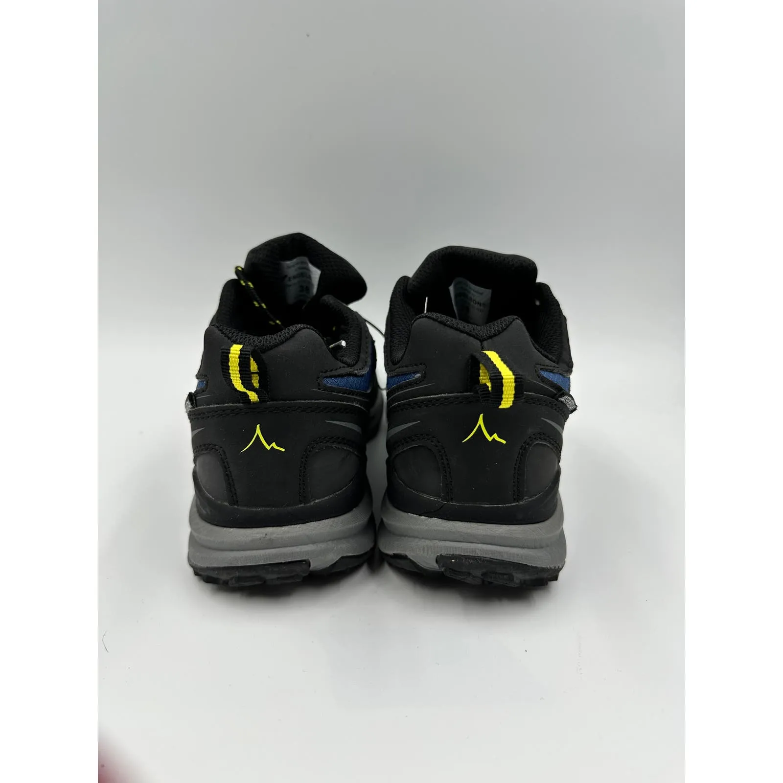 Women's size 7.5, Blue Sneaker Hikers w/ Black Accents and Yellow in the Laces