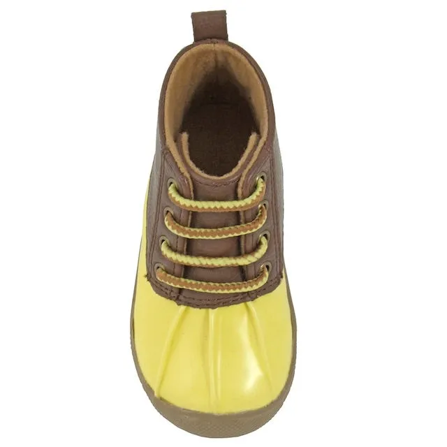 Yellow Duck Boot with Brown Upper - Trimfoot Baby Deer